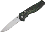SOG Flash II Serrated Camouflage Knife CFSA-98