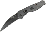 SOG Flash Rescue Black TINI Knife TFSA-6
