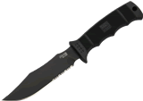 SOG SEAL Pup Elite Black TiNi w/ Nylon Sheath E37T