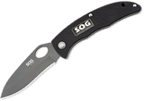 SOG Slipzilla Folding Knife Black Blade SP53-CP